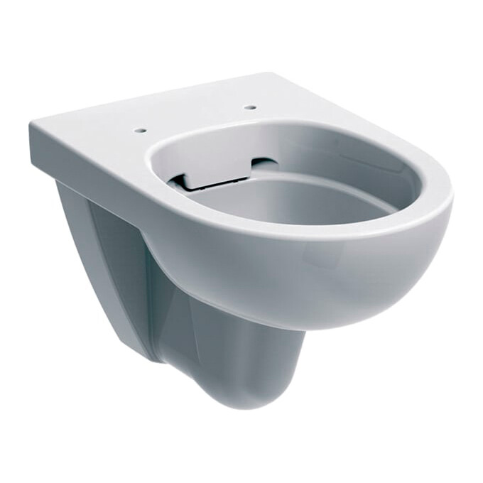 Безободковый подвесной унитаз Geberit Selnova 500.265.01.1+500.333.01.1 (с сиденьем), фото 4