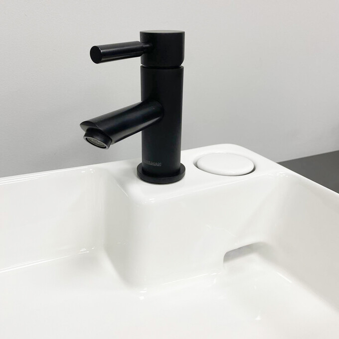 Умивальник VBI Altamura M White VBI-016001 (60x35 см, білий глянсовий), Доступні розміри: 60 x 35, Колір виробника: білий глянець, фото , изображение 4