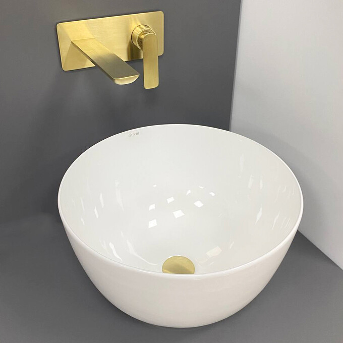 Умивальник VBI Lerici White Glossy VBI-016601 (42 см, білий глянсовий, чаша), фото 