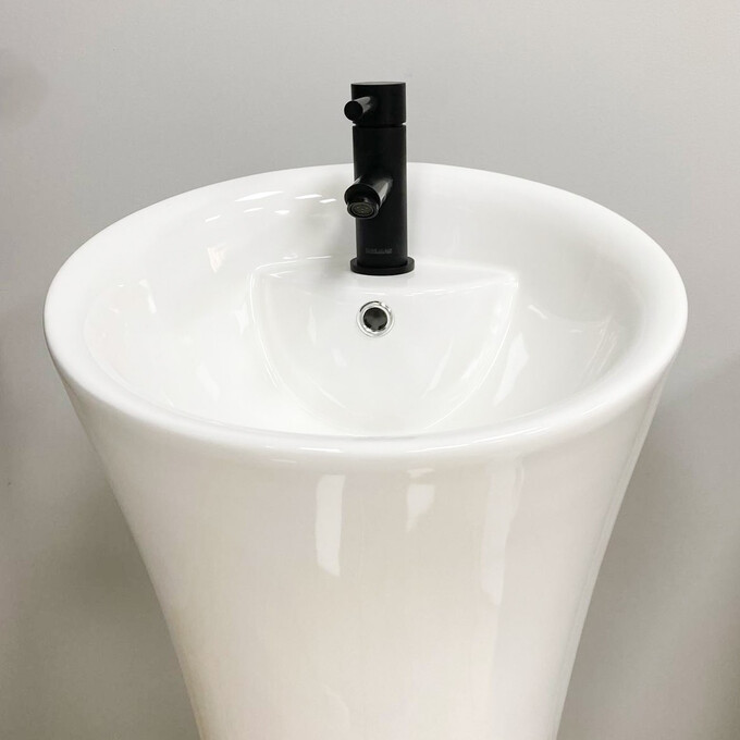 Умивальник VBI Andora White VBI-019011 (43 см, білий глянсовий, підлоговий), фото , изображение 5
