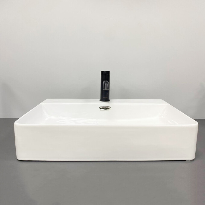 Умивальник VBI Bitonto M White VBI-015701 (60x43 см, білий глянсовий), Доступні розміри: 60 x 43, фото , изображение 4