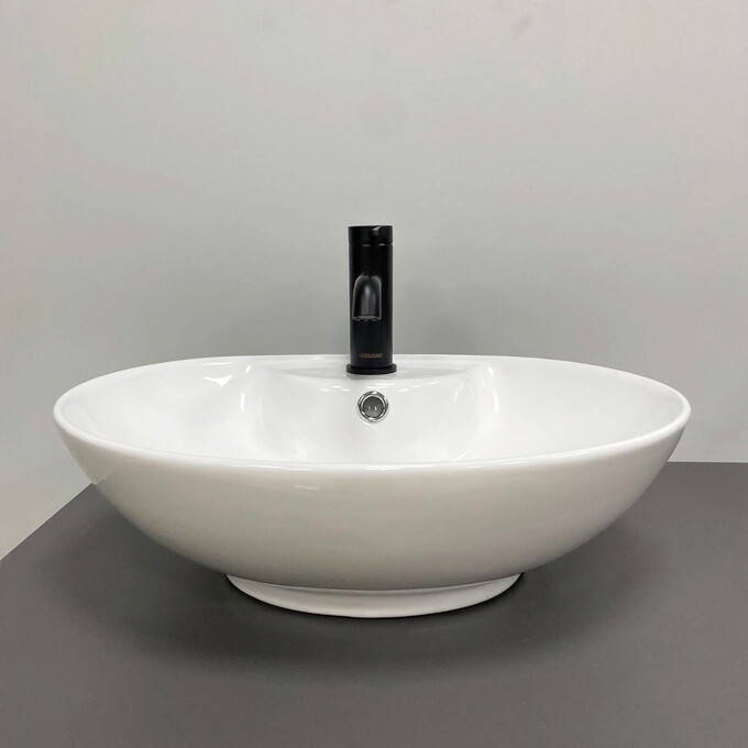 Умивальник VBI Carovilli S White Glossy VBI-015507 (51x41 см, білий глянсовий), Доступні розміри: 51 x 41, Колір виробника: білий глянець, фото , изображение 2