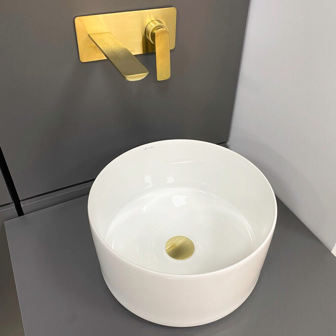 Умивальник VBI Farini White Glossy VBI-016605 (36 см, білий глянсовий, чаша), фото 