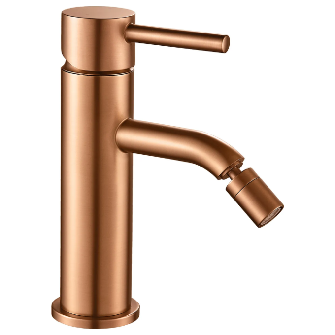 Смеситель для биде Rea Lungo Brushed Copper REA-B1116 (брашированный медный), фото 