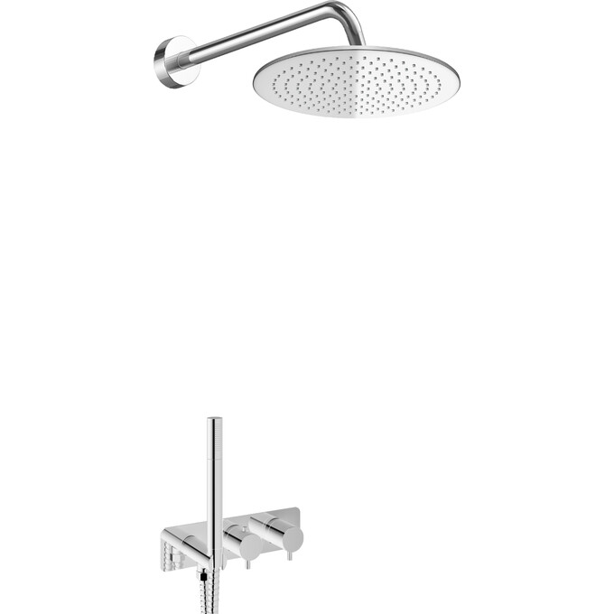 Душевая система Kohlman Axel Chrome KPL-QW265A25 (хром, скрытого монтажа), Цвет производителя: хром, фото 