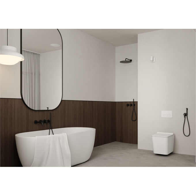 Душевая система Kohlman Axel Black KPL-QW260AB25 (черная, скрытого монтажа), Цвет производителя: черный, фото 3