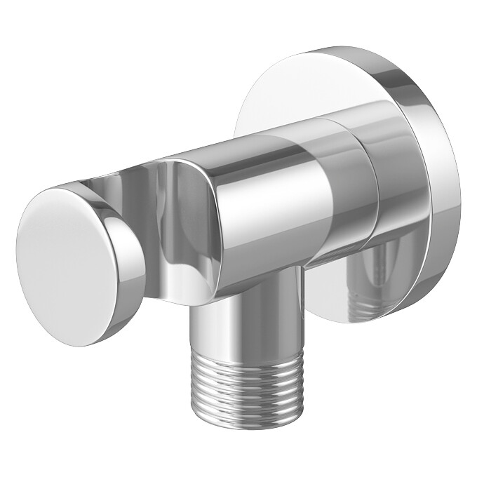 Смеситель скрытого монтажа для ванны Kohlman Roxin Chrome KPL-QW210R (с лейкой и шлангом, внутренняя часть в комплекте), фото 5