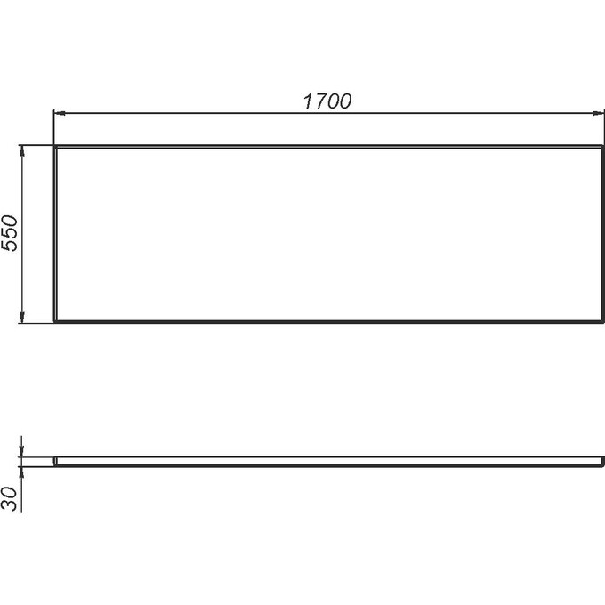 Панель для ванни Am.Pm Gem W90A-170-075W-P (170 см, фронтальна), фото , изображение 3