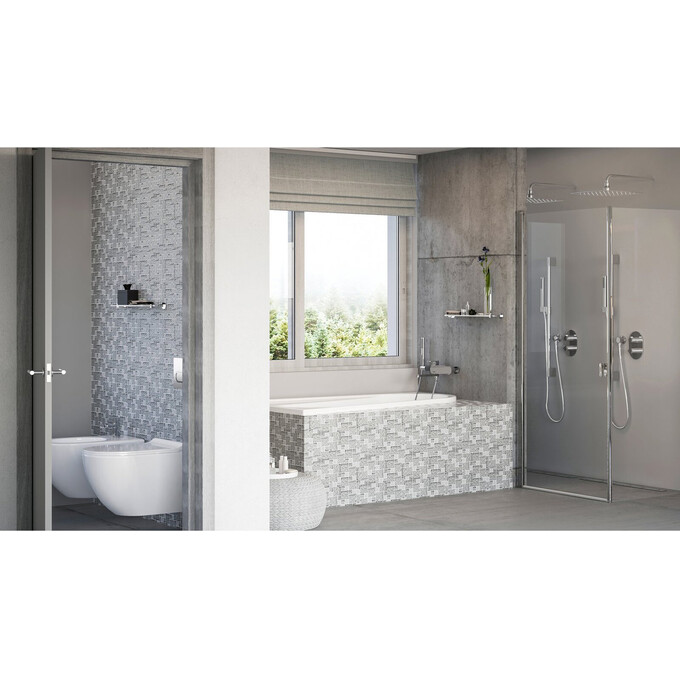 Полиця у ванну Ravak Chrome CR 500 (X07P195, 63.3x12 см, настінна), фото , изображение 2