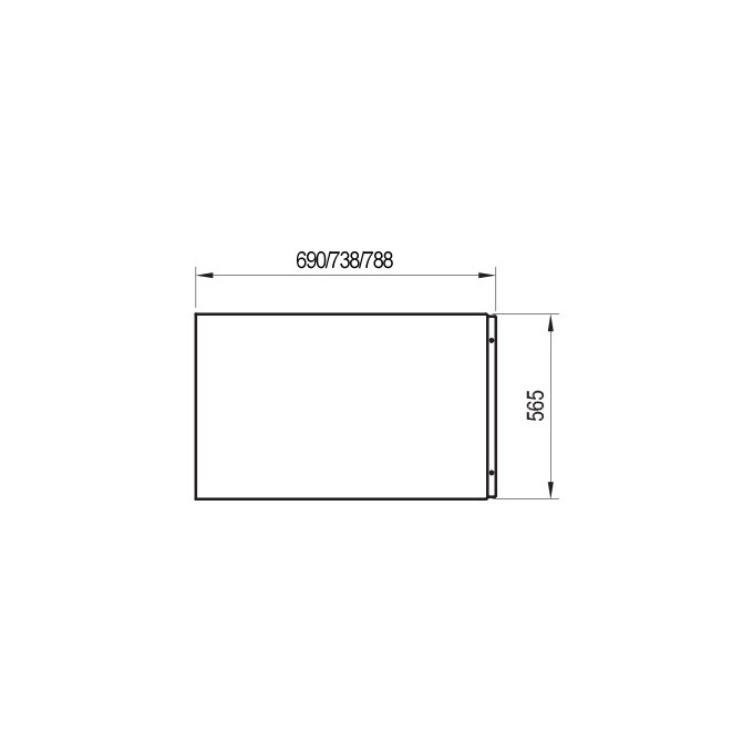 Панель для ванны Ravak U 70 CZ00110A00 (70 см, боковая), фото 2