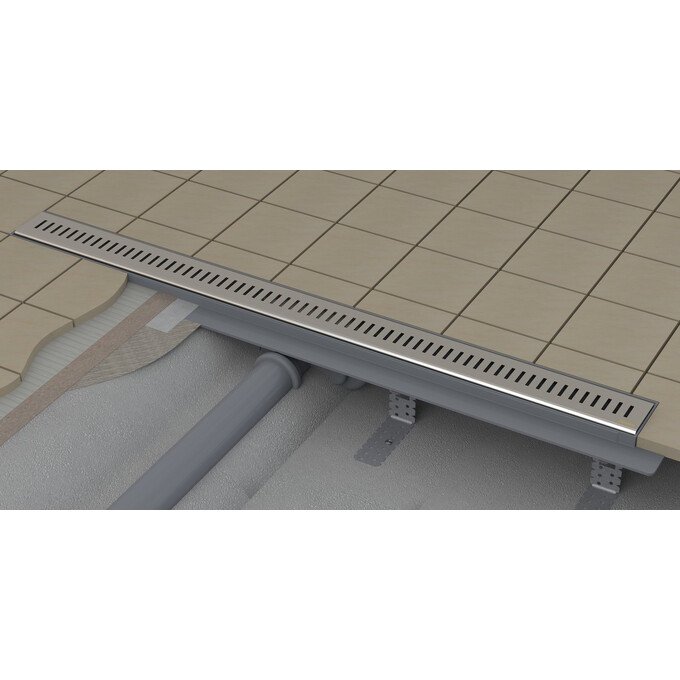 Душевой трап Ravak Zebra X01433 (75 см, нержавейка), Цвет производителя: нержавейка, Доступные размеры: 75, фото 5