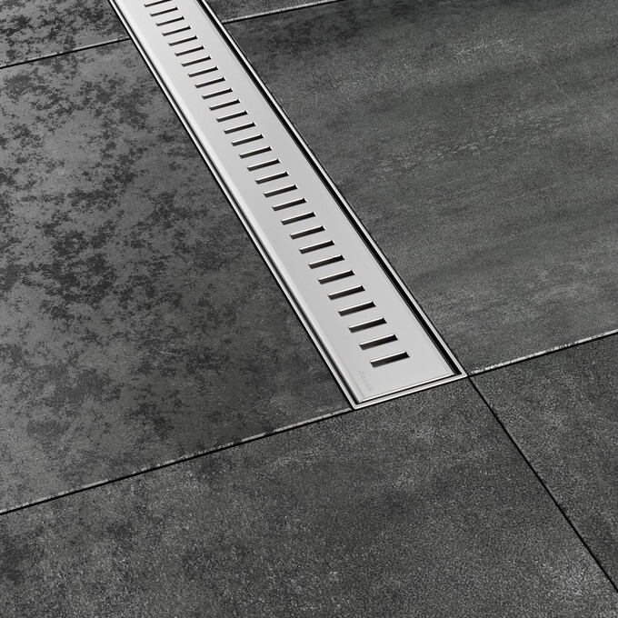 Душевой трап Ravak Zebra X01434 (85 см, нержавейка), Цвет производителя: нержавейка, Доступные размеры: 85, фото 2