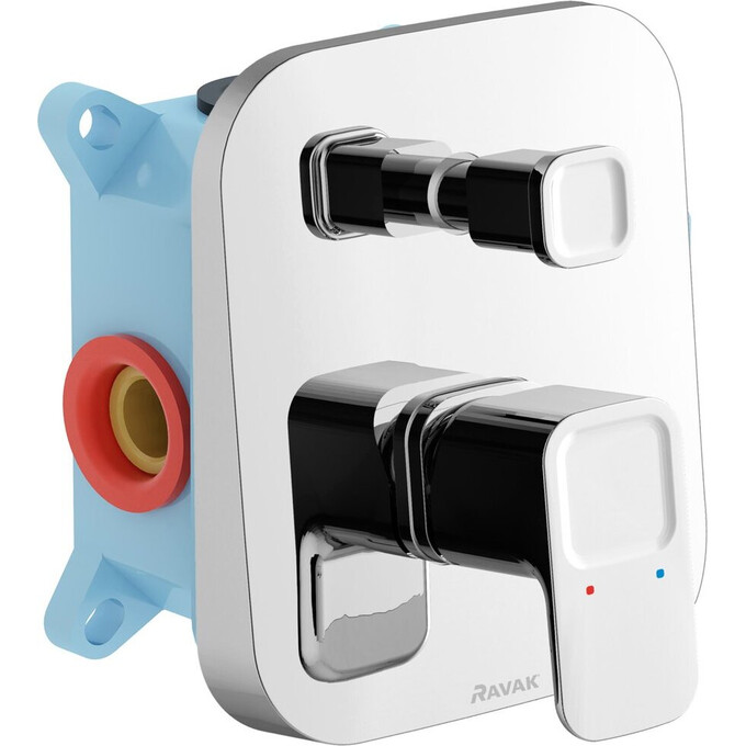 Внешняя часть смесителя скрытого монтажа для ванны Ravak 10° TD 065.00 (X070070), фото 3