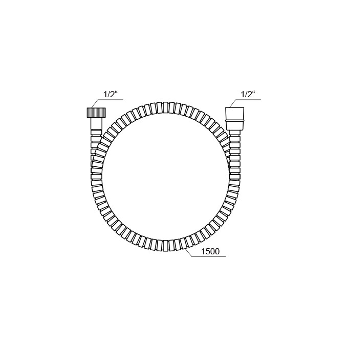 Шланг для душа Ravak 911.00 (X07P006, 150 см), фото 4