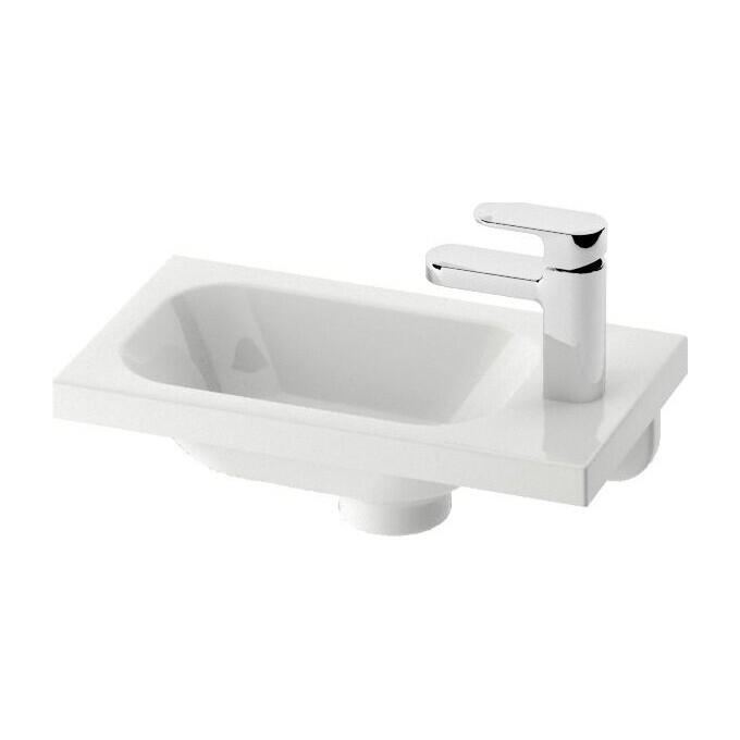Умывальник Ravak Chrome R 40 XJGP1100000 (40x22 см, белый глянцевый), фото 