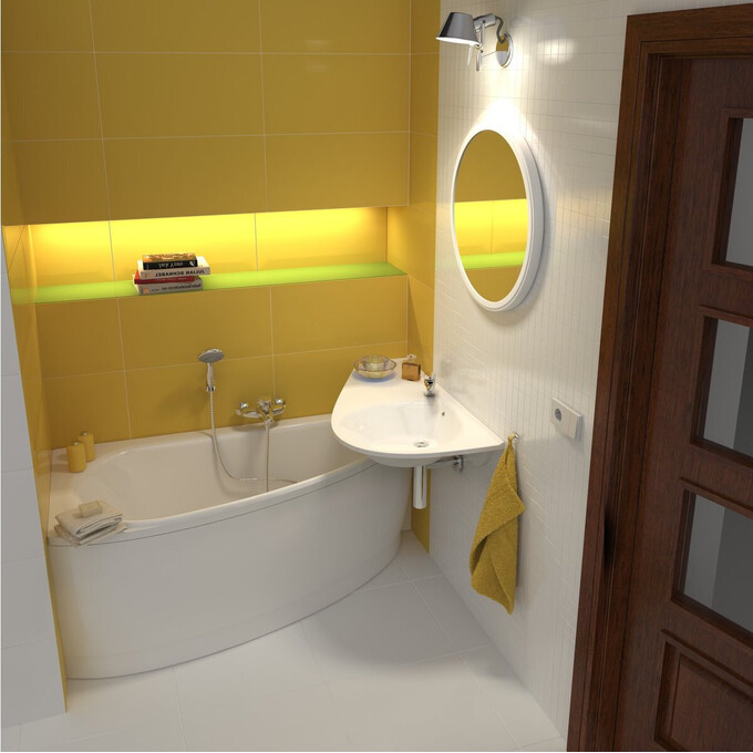 Акрилова ванна Ravak Avocado CQ01000000 (160x75 см, ліва), Доступні розміри: 160 x 75 L, фото , изображение 3