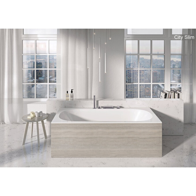 Панель для ванны Ravak City X000001107 (180 см, сатиновое дерево, фронтальная), Цвет производителя: сатиновое дерево, фото 2