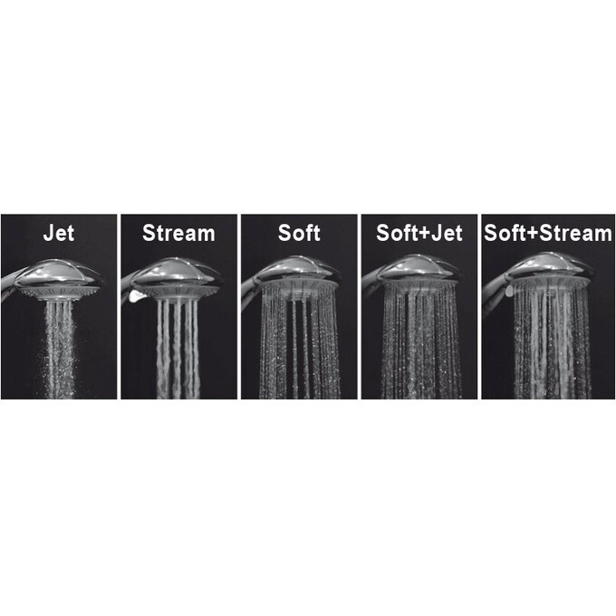 Лейка для душа Ravak 952.00 (X07P008, пятирежимная), фото 3