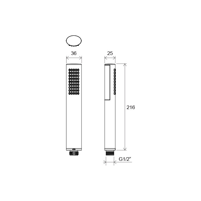 Лійка для душу Ravak 954.00 (X07P114, однорежимна), фото , изображение 5