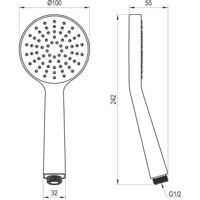 Лійка для душу Ravak Flat S 960.00CR (X07P343, однорежимна), фото , изображение 2