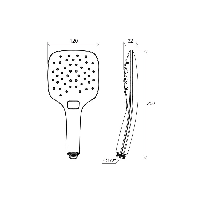 Лійка для душу Ravak 959.00CR (X07P350, однорежимна), Колір виробника: хром, фото , изображение 3