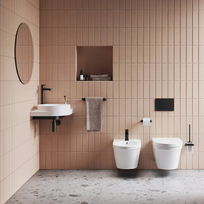 Держатель для туалетной бумаги Ravak 10° TD 400.20BL (X07P565, черный), Цвет производителя: черный, фото 5