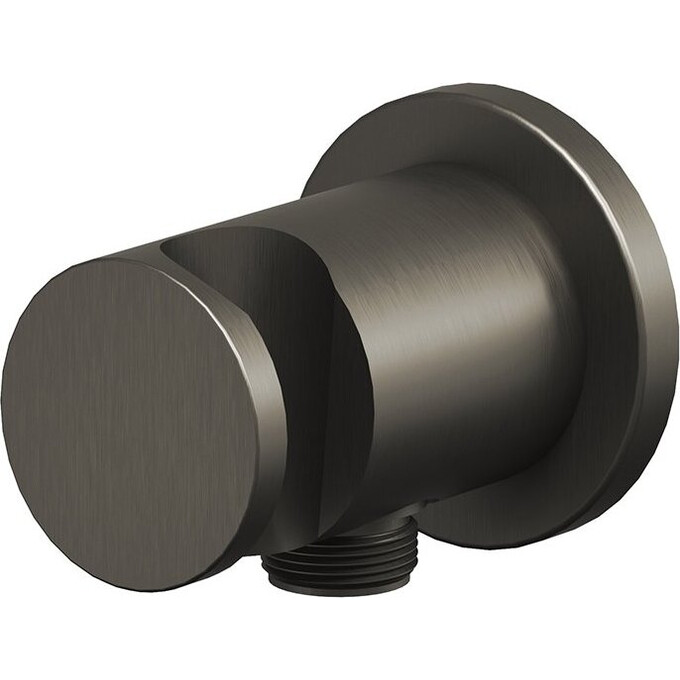 Подключение для душевого шланга Ravak 706.20GB (X07P696, графит брашированный, с держателем), Цвет производителя: графит брашированный, фото 