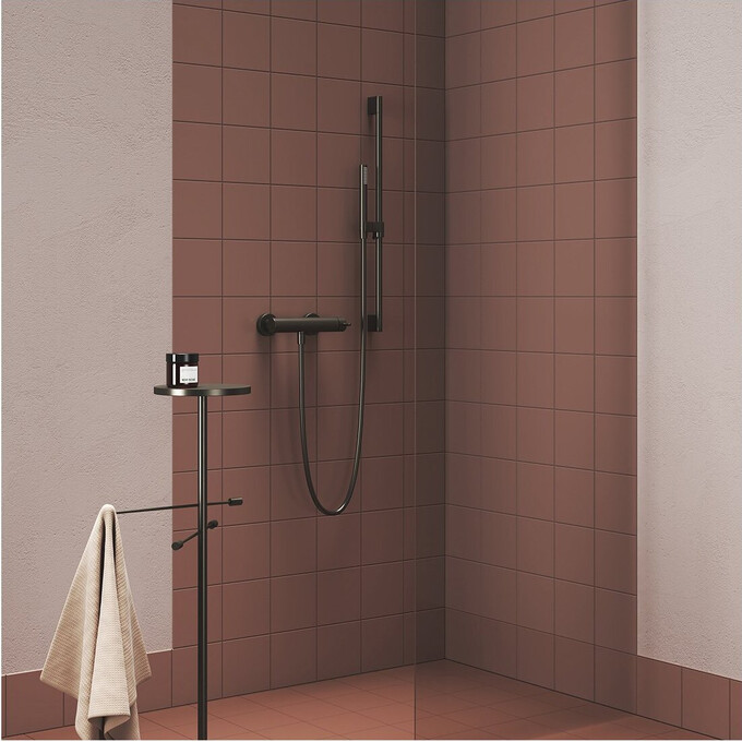 Штанга для душа Ravak Chrome 974.20GB (X07P703, графит брашированный, 70 см), Цвет производителя: графит брашированный, фото 2