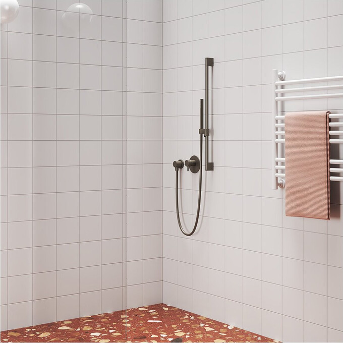 Штанга для душа Ravak Chrome 974.20GB (X07P703, графит брашированный, 70 см), Цвет производителя: графит брашированный, фото 3