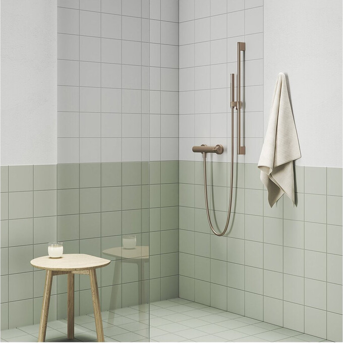 Штанга для душа Ravak Chrome 974.60RGB (X07P715, брашированное розовое золото, 70 см), Цвет производителя: брашированное розовое золото, фото 2