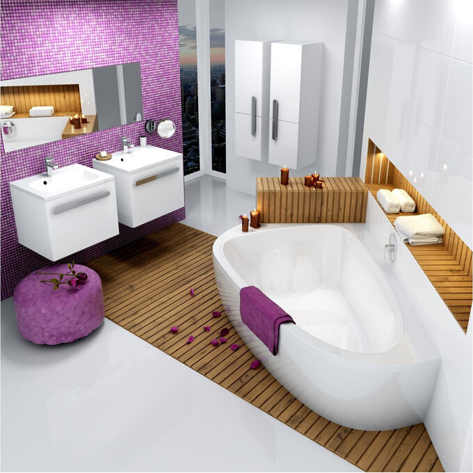 Акрилова ванна Ravak LoveStory II C751000000 (196x139 см, ліва), Доступні розміри: 196 x 139 L, фото , изображение 2