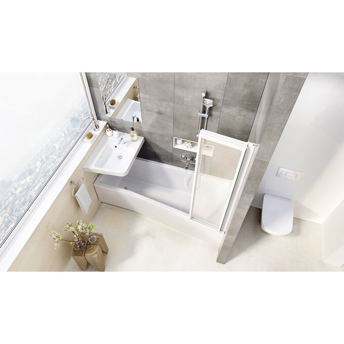 Акриловая ванна Ravak BeHappy II C941000000 (170x75 см, левая), Доступные размеры: 170 x 75 L, фото 3