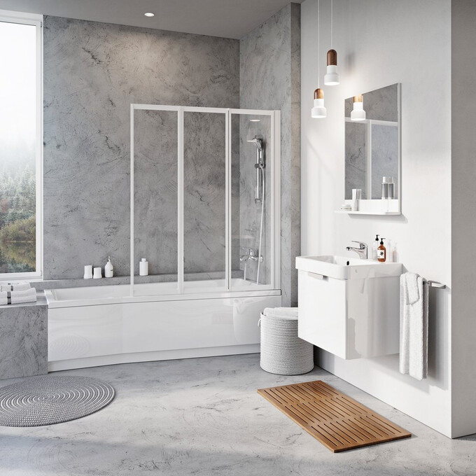 Акриловая ванна Ravak BeHappy II C941000000 (170x75 см, левая), Доступные размеры: 170 x 75 L, фото 5