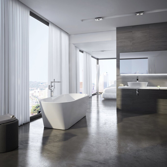 Акриловая ванна Ravak Solo XC00100025 (178x80 см, отдельностоящая, с ножками и сифоном), фото 2