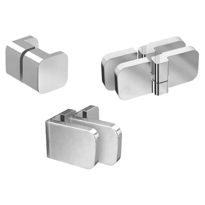 Монтажный комплект для душевых дверей Ravak Brilliant B SET BSD2-L 80, 90 (D01000A084, хром, левый), Доступные размеры: 80/90 L, фото 