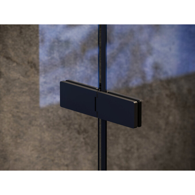 Душевая кабина Ravak Cool! COSD2-120+COPS-80 (X0VVGC300Z1SET120COPS80, 120х80 см, стекло прозрачное, профиль черный), Доступные размеры: 120 x 80, Цвет производителя: прозрачное стекло, отделка черная, фото 3