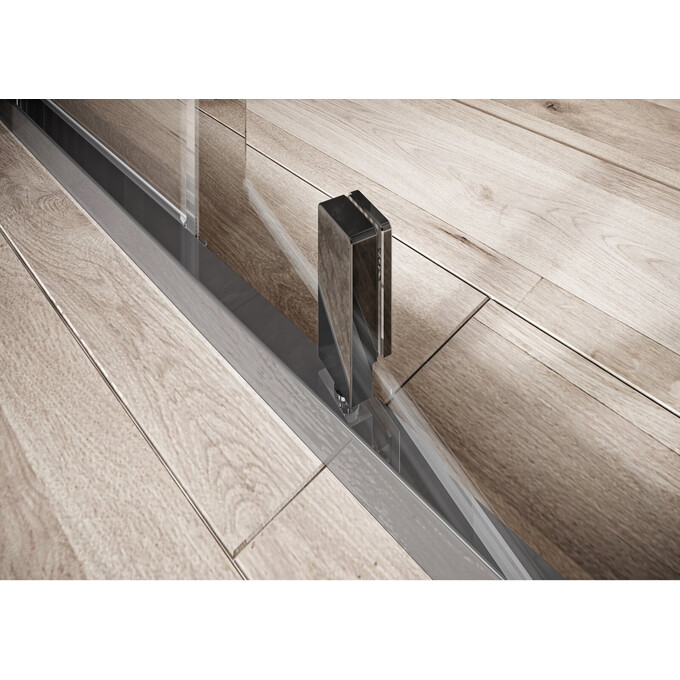 Душова кабіна Ravak Nexty NDOP1-80+NPSS-100 (03O40U00Z1SET80NPSS100, 100x80 см, скло прозоре, профіль сатин), Доступні розміри: 100 x 80, Колір виробника: прозоре скло, обробка сатин, фото , изображение 3