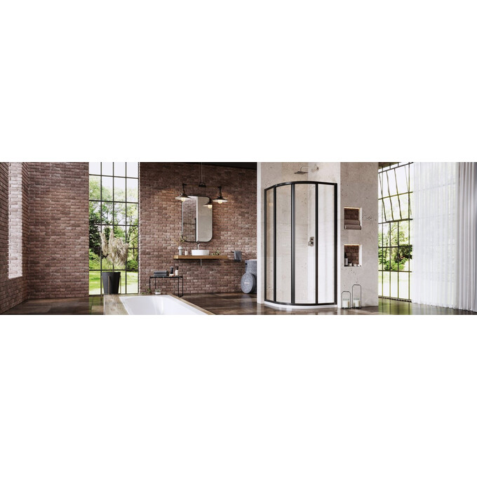 Душевая кабина Ravak Supernova SKCP4-80 (3114O302Z1, 80x80 см, стекло прозрачное, профиль черный), Доступные размеры: 80 x 80, Цвет производителя: прозрачное стекло, отделка черная, фото 3