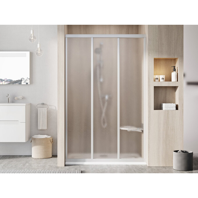 Душевые двери Ravak Supernova ASDP3-110 (00VD0UR2ZG, 110 см, стекло матовое, профиль сатин), Доступные размеры: 110, Цвет производителя: матовое стекло, отделка сатин, фото 