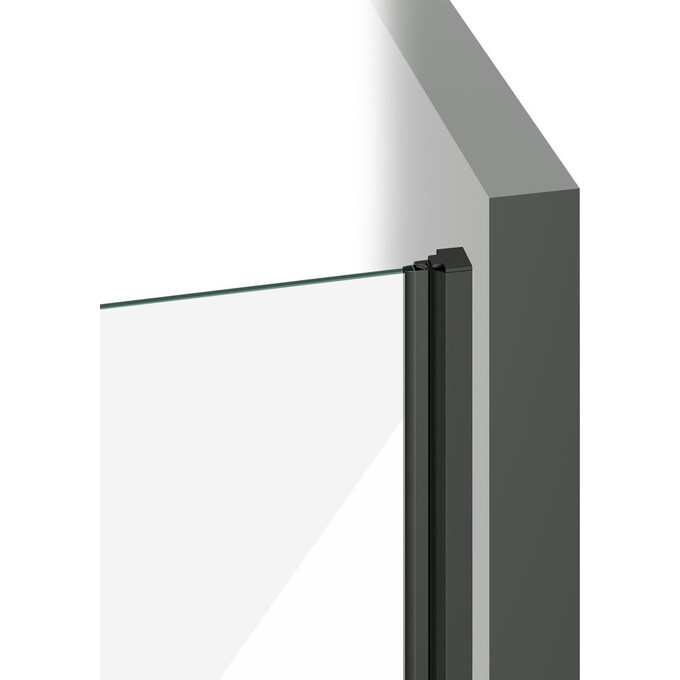 Душевые двери Ravak Cool! COSD2-110 (X0VVDC300Z1, 110 см, стекло прозрачное, профиль черный), Доступные размеры: 110, Цвет производителя: прозрачное стекло, отделка черная матовая, фото 3