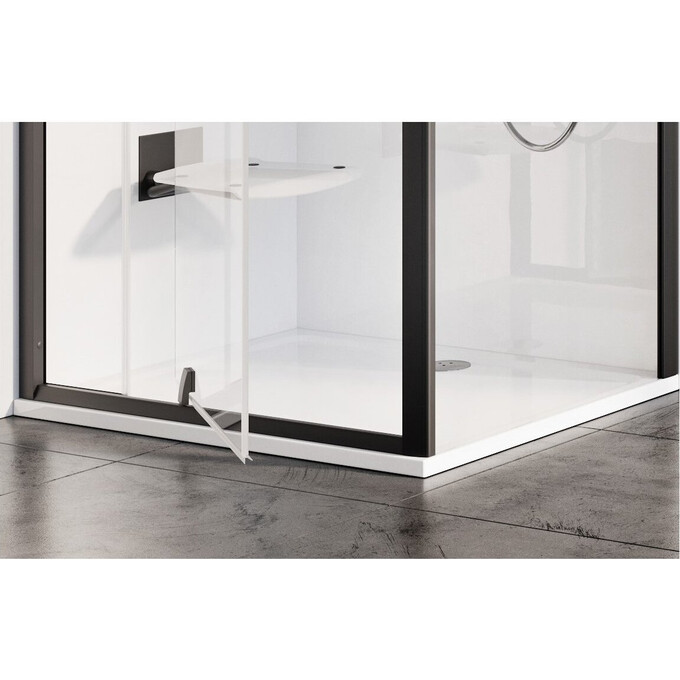 Душевая кабина Ravak Pivot PDOP2-120+PPS-80+PPS-80 (03GG0300Z1SET1202XPPS80, 120х80 см, стекло прозрачное, профиль черный), Доступные размеры: 120 x 80, Цвет производителя: прозрачное стекло, отделка черная, фото 