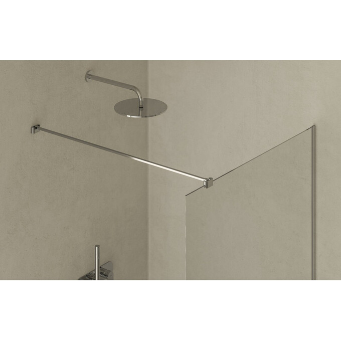 Душевая стенка Ravak Walk-In Air Wall-90 (GW9W70C00Z1C, 90x200 см, стекло прозрачное, профиль хром), Доступные размеры: 90 x 200, Цвет производителя: прозрачное стекло, отделка хром, фото 2