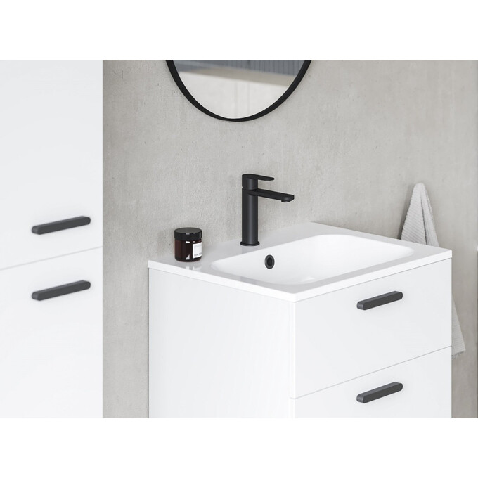 Умывальник Ravak Chrome 600 Slim XJG01160001 (60x49 см, белый), Доступные размеры: 60 x 49, Цвет производителя: белый глянец, фото 4