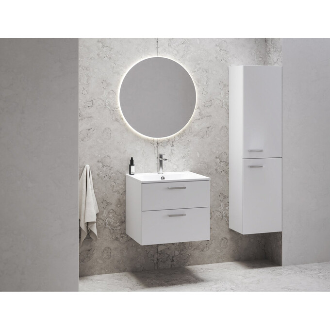 Умывальник Ravak Chrome 600 Slim XJG01160001 (60x49 см, белый), Доступные размеры: 60 x 49, Цвет производителя: белый глянец, фото 6