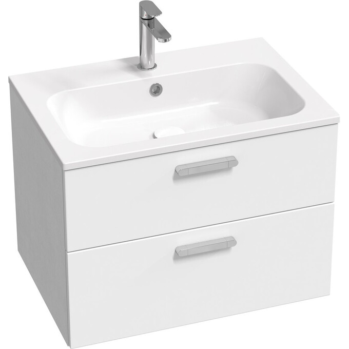 Умивальник Ravak Chrome 700 Slim XJG01170001 (70x49 см, білий глянсовий), Доступні розміри: 70 x 49, Колір виробника: білий глянець, фото , изображение 7