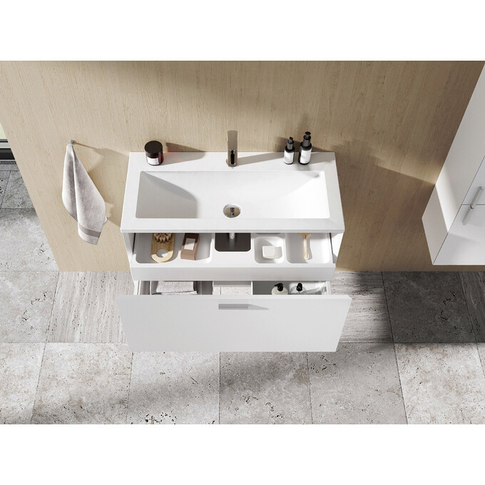 Умывальник Ravak Clear 800 XJJ01180000 (80x38 см, белый глянцевый), Доступные размеры: 80 x 38, Цвет производителя: белый глянец, фото 3