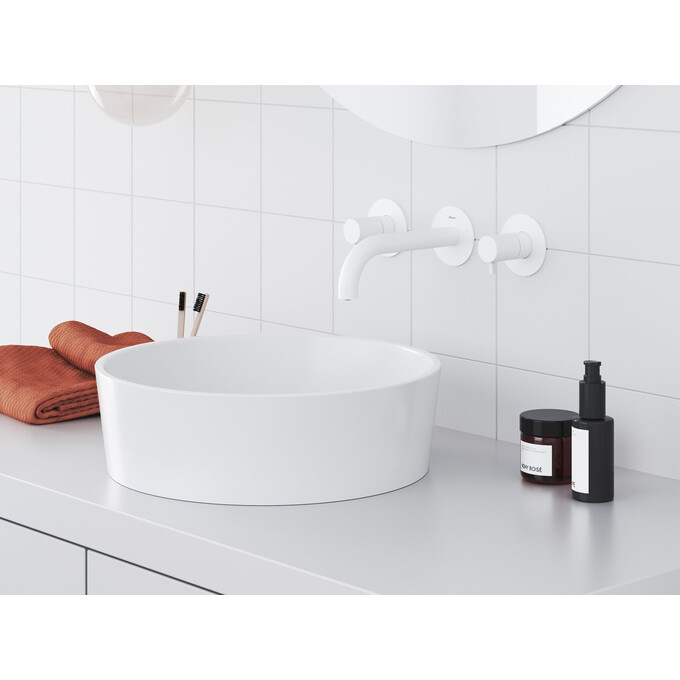 Умивальник Ravak Moon 1 XJN01300000 (40 см, білий глянсовий, чаша), фото , изображение 3