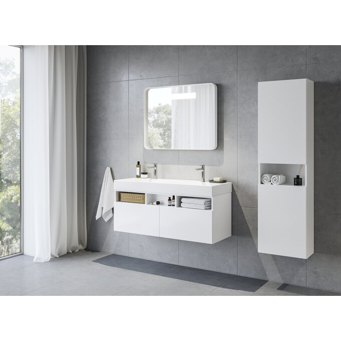 Умивальник Ravak Natural Duo 1200 XJO01212000 (120x45 см, білий глянсовий), Доступні розміри: 120 x 45, Колір виробника: білий глянець, фото , изображение 4