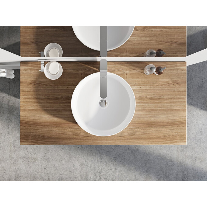 Умывальник Ravak Uni Slim 400 XJX01140002 (40 см, белый глянцевый, чаша), фото 2