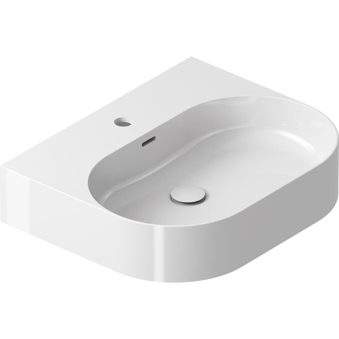 Умывальник Ravak Ceramic 550 O Slim Wall XJX01155004 (55x45 см, белый глянцевый), фото 